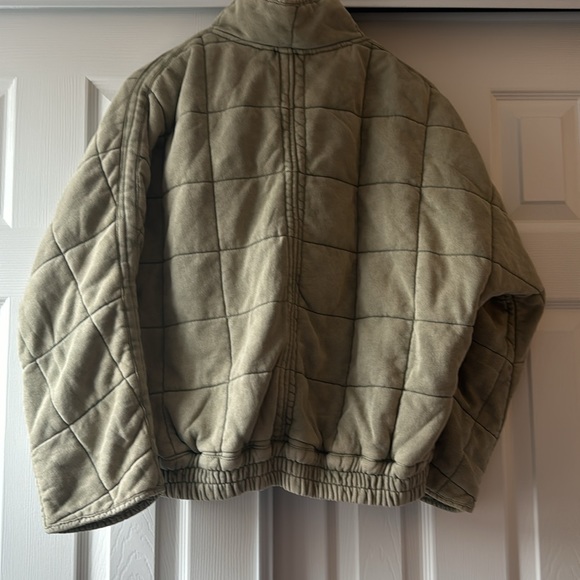 Free People Olive Green Jacket - Picture 2 of 4